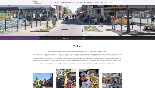 Nieuwe website voor Winkelcentrum Dieren